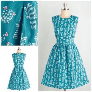 Emily and Fin Too Much Fun Dress, Cactus Print